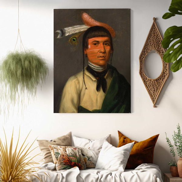 Henry Inman No Tin A Chippewa Chief By Henry Inman