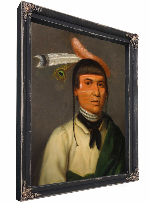 No Tin A Chippewa Chief By Henry Inman