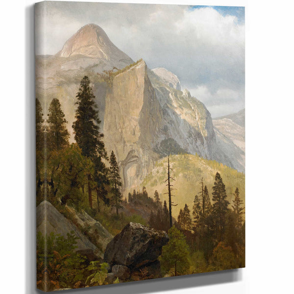 Albert Bierstadt North Dome Yosemite Valley By Albert Bierstadt