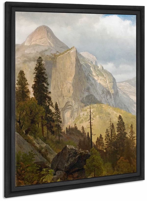 North Dome Yosemite Valley By Albert Bierstadt