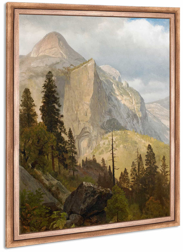 North Dome Yosemite Valley By Albert Bierstadt