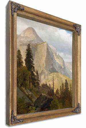 North Dome Yosemite Valley By Albert Bierstadt