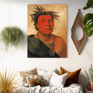 George Catlin O Ho Pah Sha Small Whoop A Distinguished Warrior By George Catlin