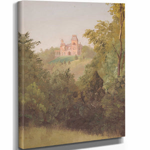 Frederic Edwin Church Olana From The Southwest By Frederic Edwin Church