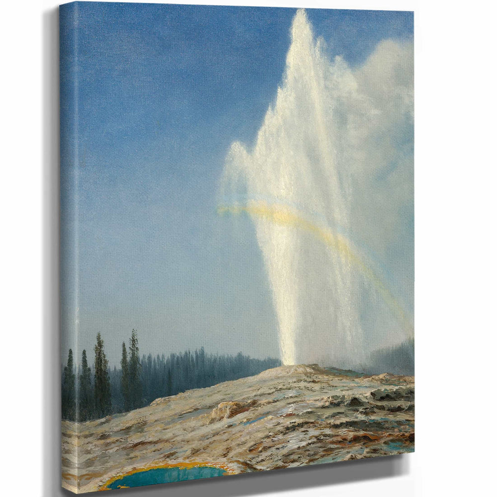 Albert Bierstadt Old Faithful By Albert Bierstadt