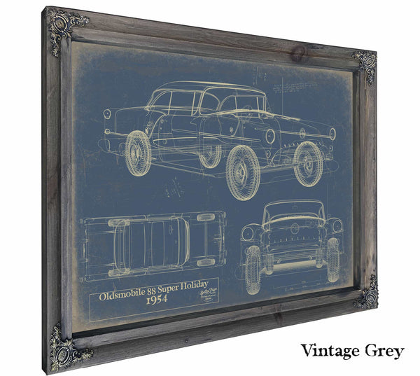 Oldsmobile 88 Super Holiday 1954 Wall Art from Bella Frye.