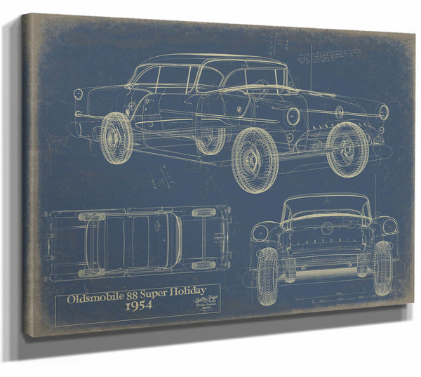 Oldsmobile 88 Super Holiday 1954 Wall Art from Bella Frye.