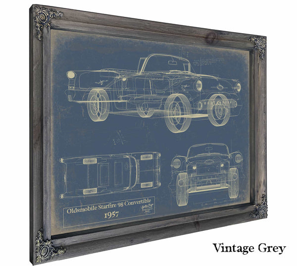 Oldsmobile Starfire 98 Convertible 1957 Wall Art from Bella Frye.