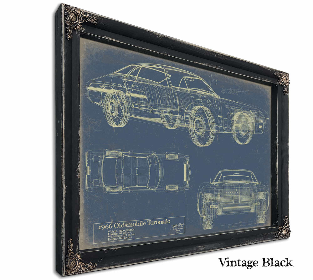 Oldsmobile Toronado 1966 Wall Art from Bella Frye.