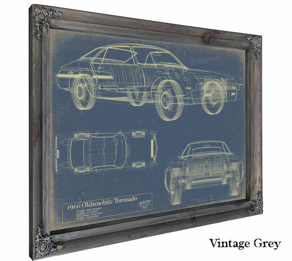 Oldsmobile Toronado 1966 Wall Art from Bella Frye.