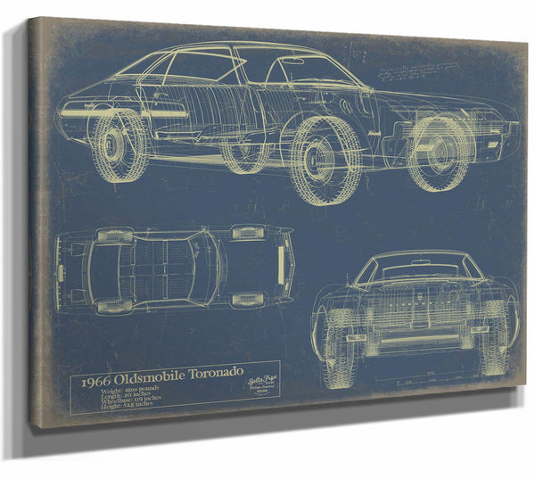 Oldsmobile Toronado 1966 Wall Art from Bella Frye.