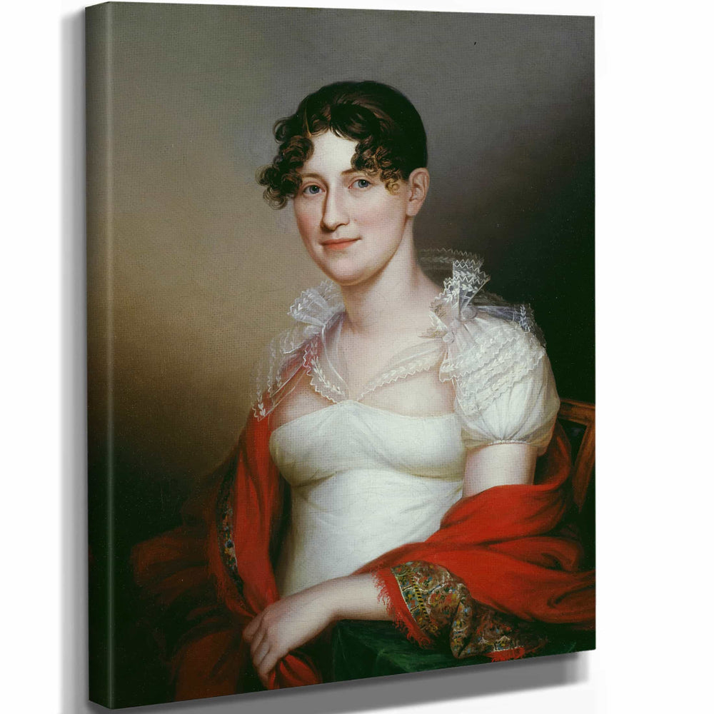 James Peale 11" x 14" / Stretched Canvas Wrap Olivia Simes Morris By James Peale