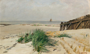 Eugen Ducker On The Beach By Eugen Ducker