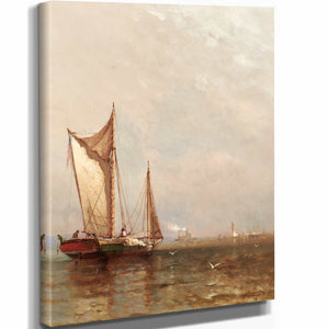 Arthur Quartley On The Hudson By Arthur Quartley