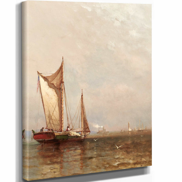 On The Hudson By Arthur Quartley