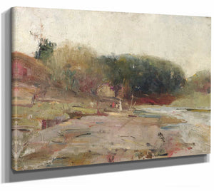 Charles Conder On The River Yarra Near Heidelberg Victoria By Charles Conder