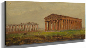 Frederic Edwin Church Paestum Temple Of Neptune By Frederic Edwin Church