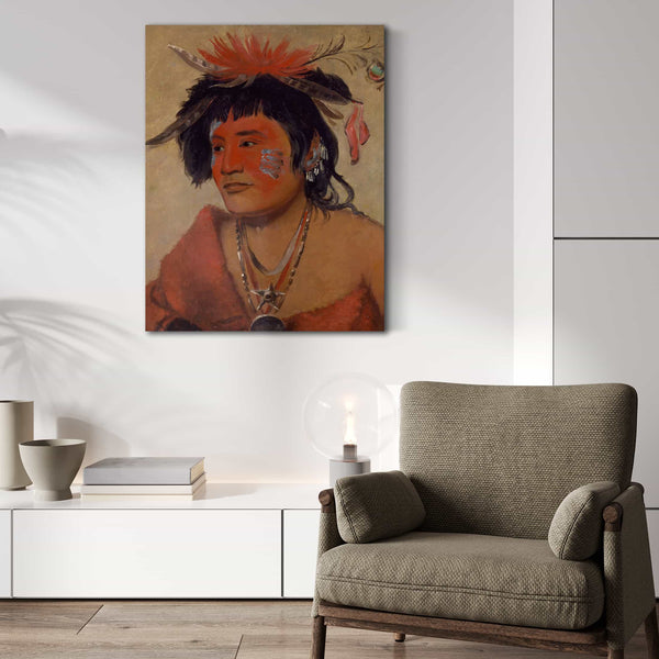 George Catlin Pah Shee Nau Shaw A Warrior By George Catlin