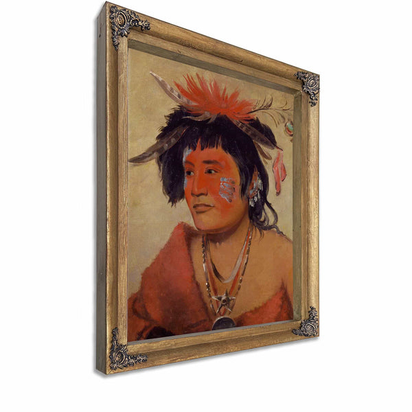 Pah Shee Nau Shaw A Warrior By George Catlin