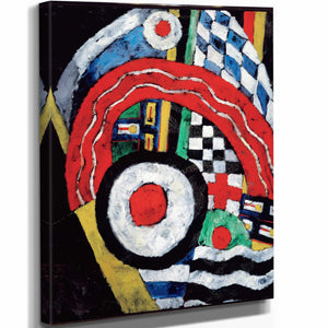 Marsden Hartley 11" x 14" / Stretched Canvas Wrap Painting No 46 By Marsden Hartley