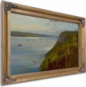 Palisades On The Hudson By George Inness