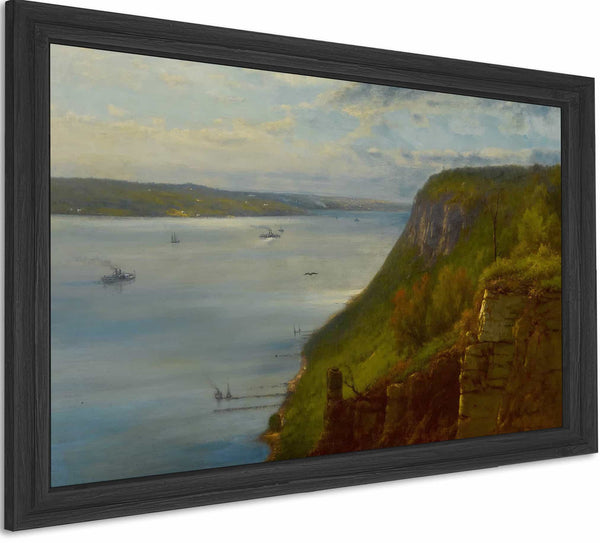 Palisades On The Hudson By George Inness