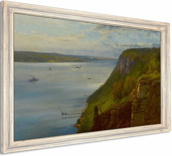 Palisades On The Hudson By George Inness