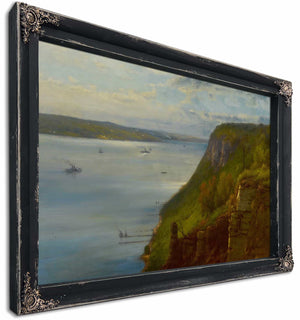 Palisades On The Hudson By George Inness