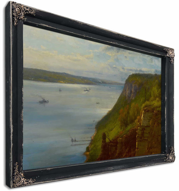 Palisades On The Hudson By George Inness