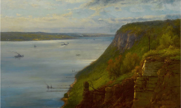 George Inness Palisades On The Hudson By George Inness