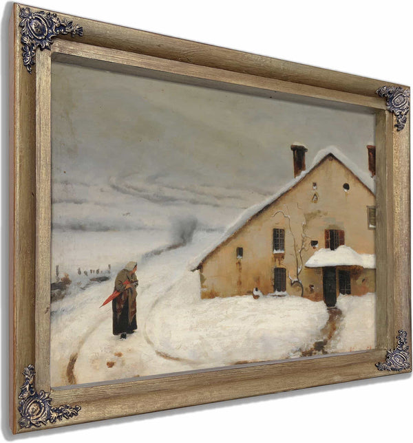 Paysage Effet De Neige By Augustin Chenu