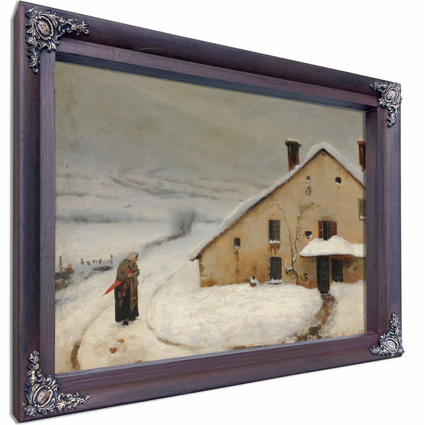 Paysage Effet De Neige By Augustin Chenu