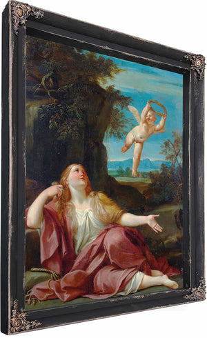 Penitent Magdalene By Bolognese School