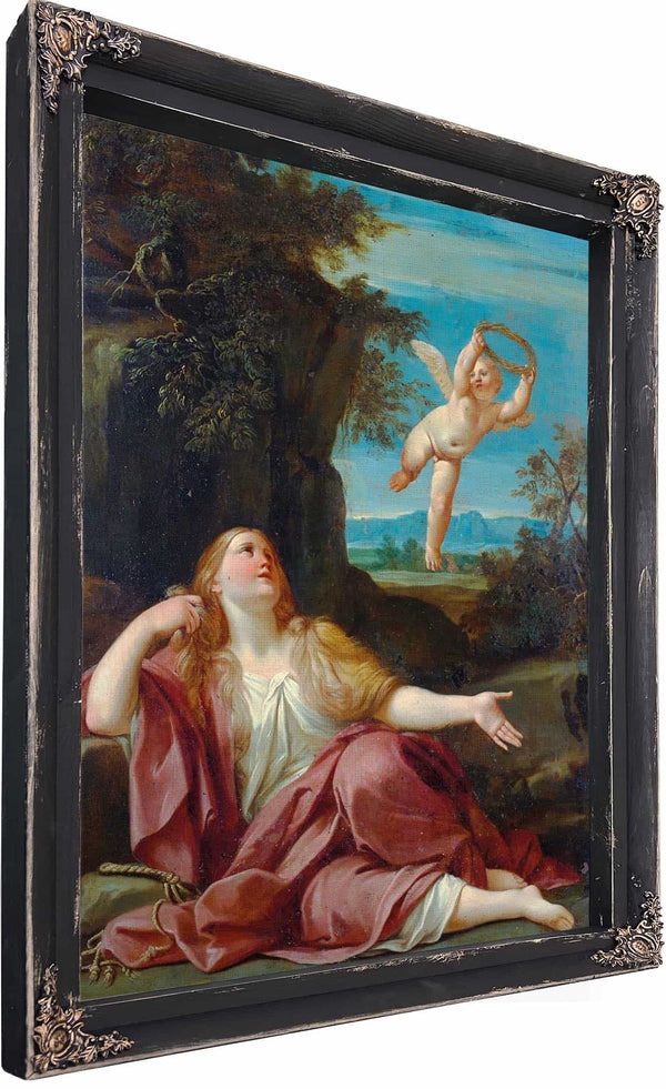 Penitent Magdalene By Bolognese School