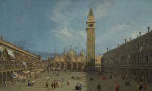 Canaletto Piazza San Marco By Canaletto