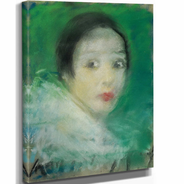 Alice Pike Barney 11" x 14" / Stretched Canvas Wrap Pierette By Alice Pike Barney