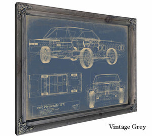 Plymouth Gtx 1967 Wall Art from Bella Frye.