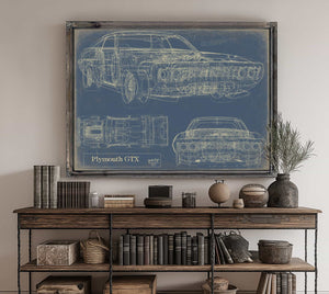 Plymouth Gtx Wall Art from Bella Frye.