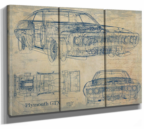 Plymouth Gtx Wall Art from Bella Frye.