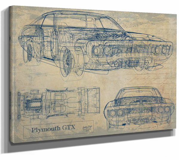 Plymouth Gtx Wall Art from Bella Frye.