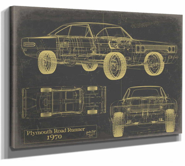 Plymouth Road Runner 1970 Wall Art from Bella Frye.