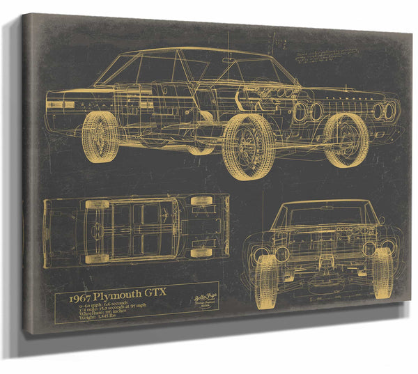 Plymouth Gtx1967 Wall Art from Bella Frye.