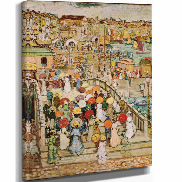 Ponte Della Paglia By Maurice Prendergast