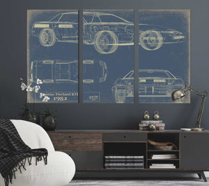 Pontiac Firebird Kitt 1982 Wall Art from Bella Frye.