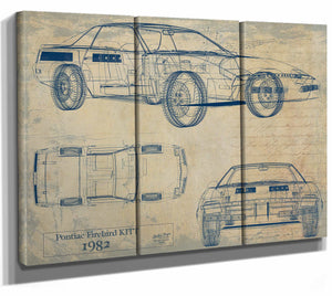 Pontiac Firebird Kitt 1982 Wall Art from Bella Frye.