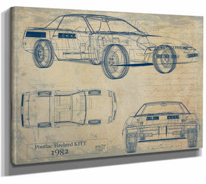 Pontiac Firebird Kitt 1982 Wall Art from Bella Frye.