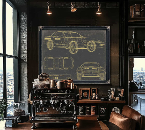 Pontiac Firebird Kitt 1982 Wall Art from Bella Frye.