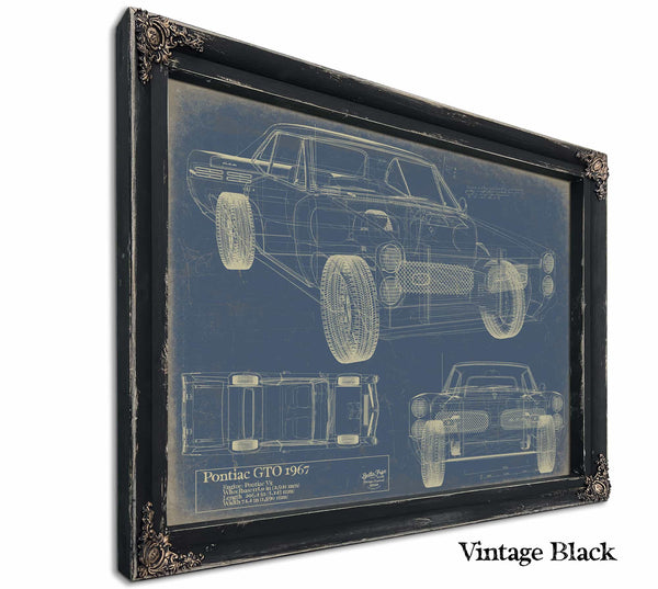 Pontiac Gto 1967 Wall Art from Bella Frye.