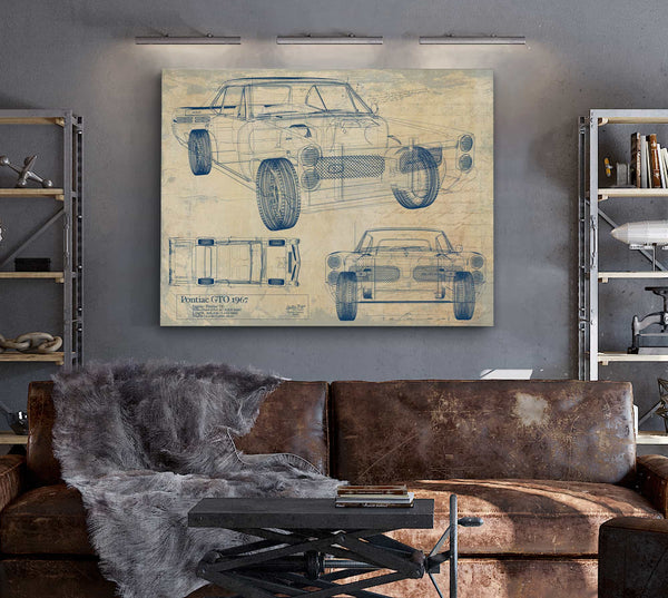 Pontiac Gto 1967 Wall Art from Bella Frye.