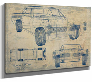 Pontiac Gto 1967 Wall Art from Bella Frye.